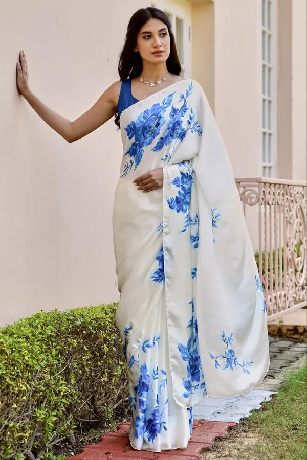 Blue_Original_Japan_Satin_Saree_For_Women
