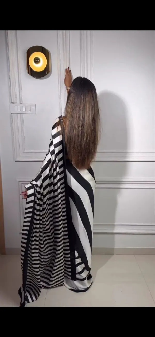 Black_Striped_Original_Japan_Satin_Saree_For_Women