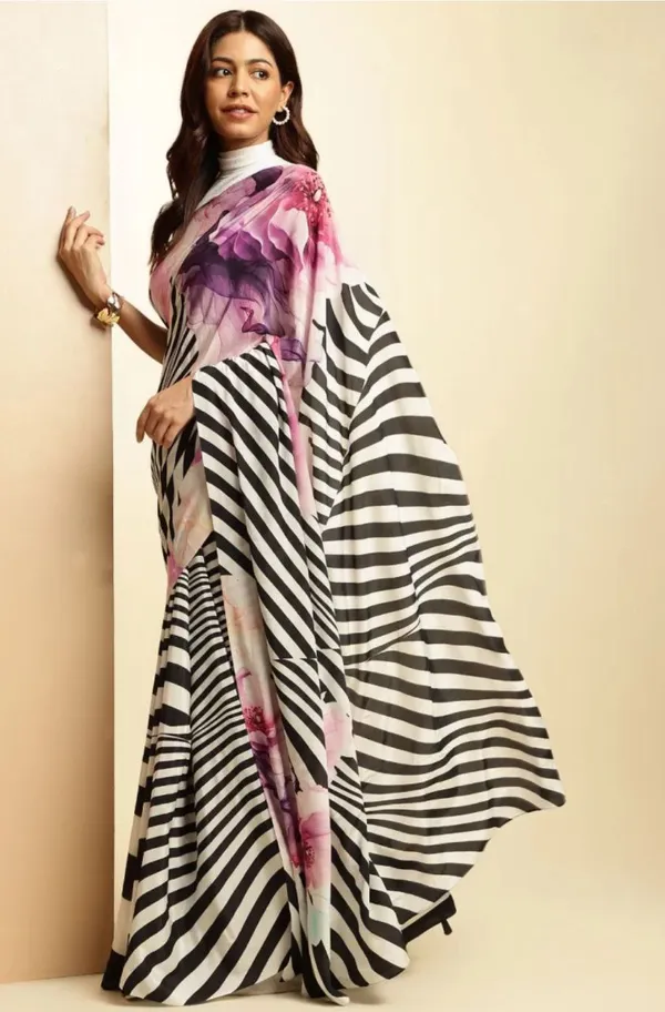Black_Striped_Floral_Original_Japan_Satin_Saree_For_Women