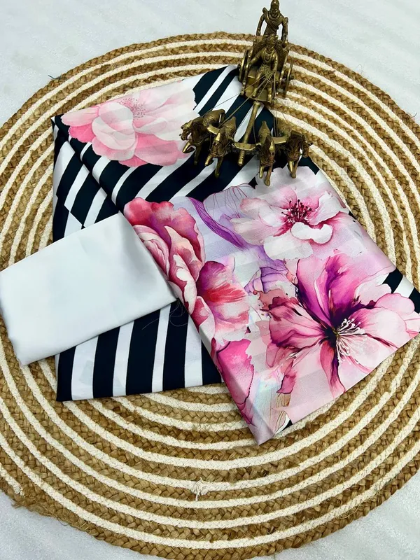 Black_Striped_Floral_Original_Japan_Satin_Saree_For_Women