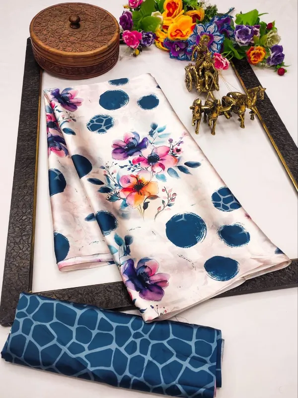Blue_Original_Japan_Satin_Saree_For_Women