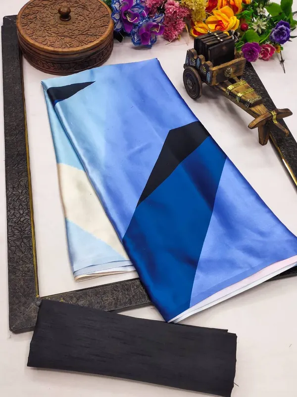 Blue_Original_Japan_Satin_Saree_For_Women