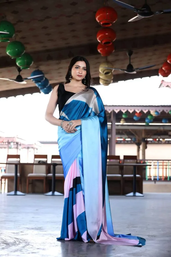 Blue_Original_Japan_Satin_Saree_For_Women