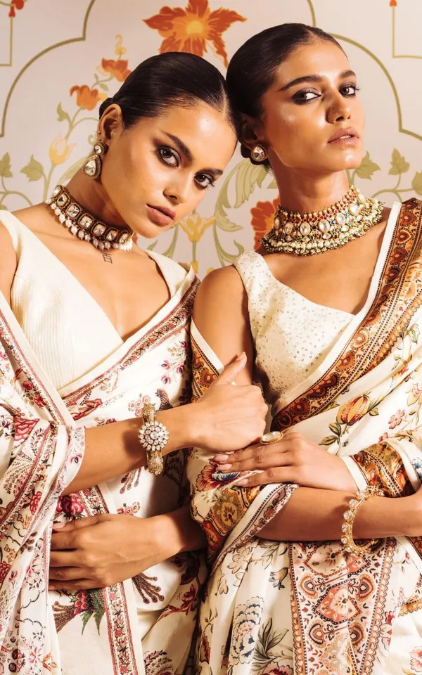 White_Original_Japan_Satin_Saree_For_Women