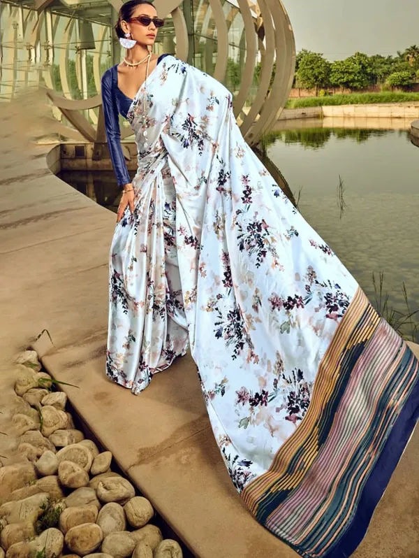 Blue_Original_Japan_Satin_Saree_For_Women