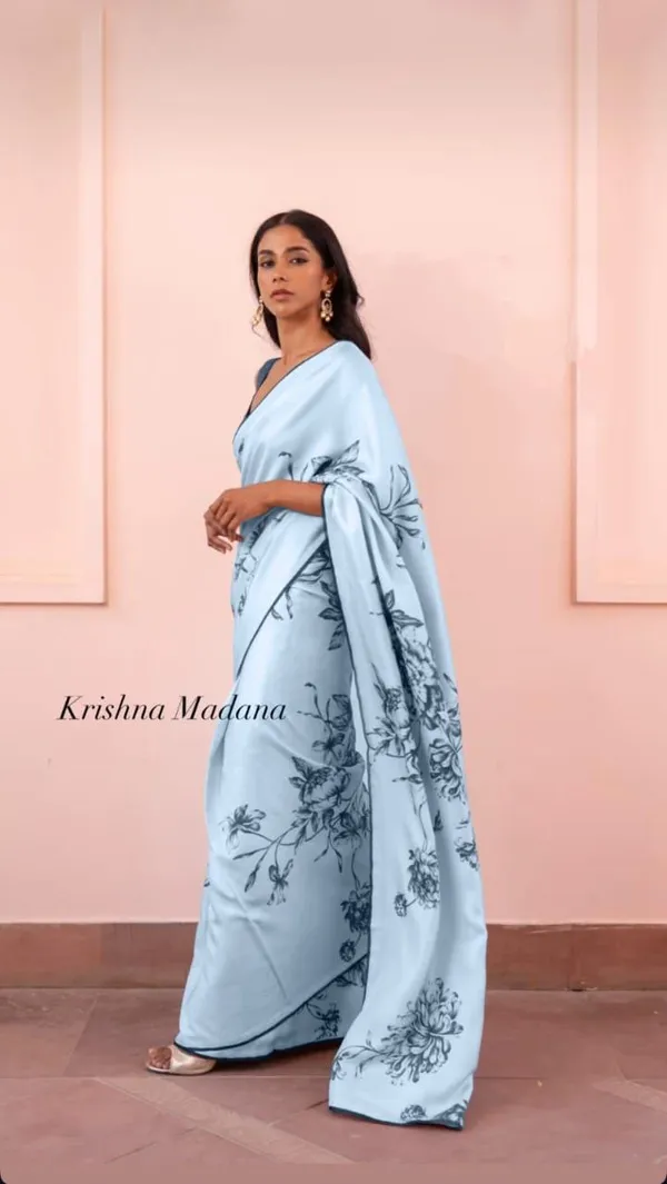 Blue_Original_Japan_Satin_Saree_For_Women
