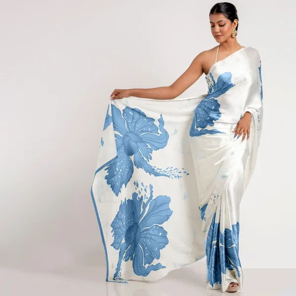 Blue_Original_Japan_Satin_Saree_For_Women