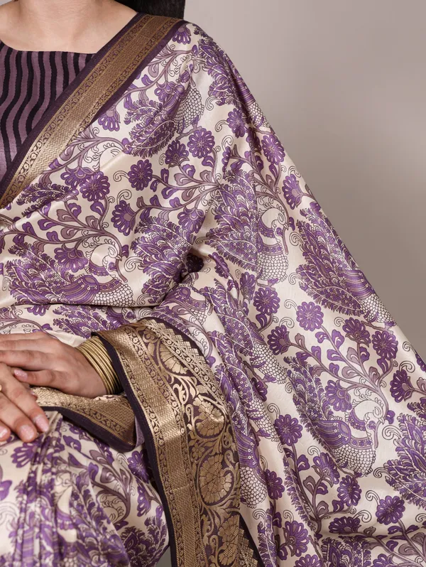 Purple_Original_Japan_Satin_Saree_For_Women