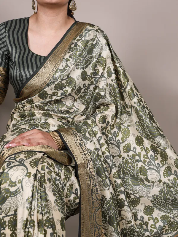 Green_Original_Japan_Satin_Saree_For_Women