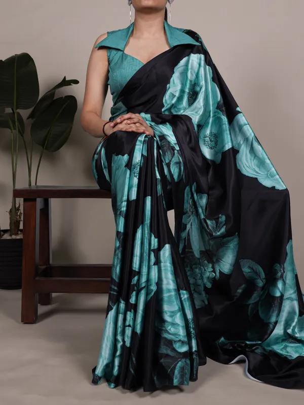 Blue_Original_Japan_Satin_Saree_For_Women