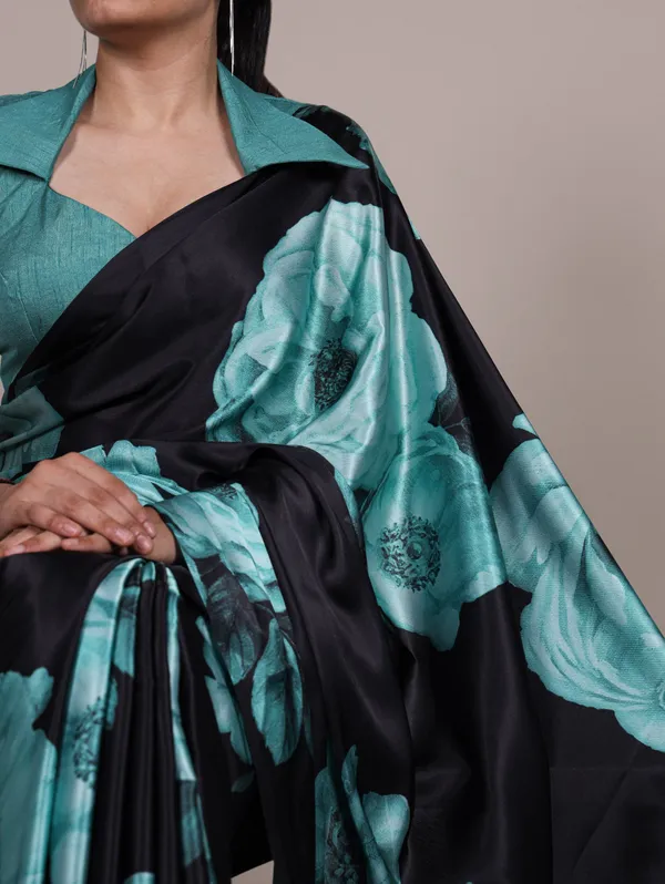 Blue_Original_Japan_Satin_Saree_For_Women