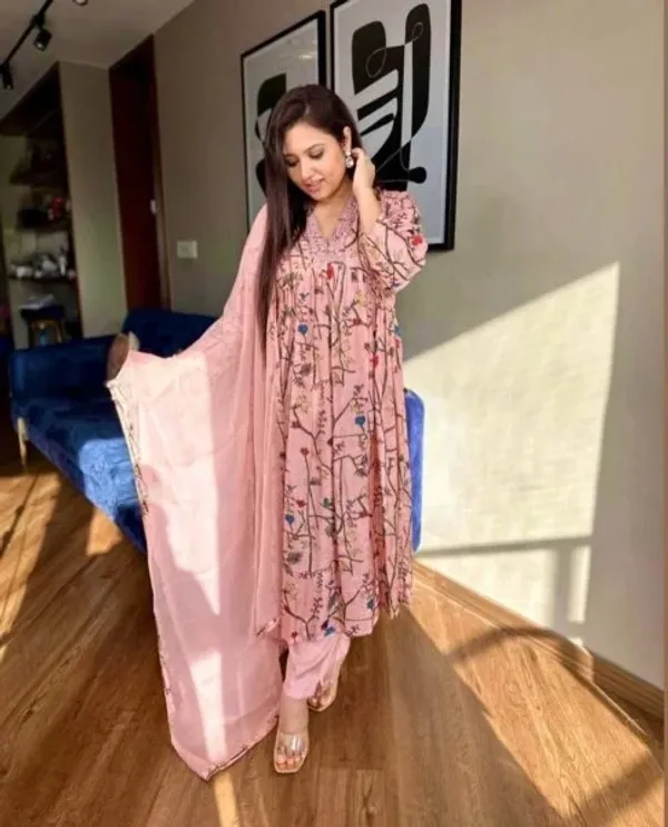 Baby_Pink_Ready_To_Wear_Anarkali_Kurti_Pant_With_Dupatta