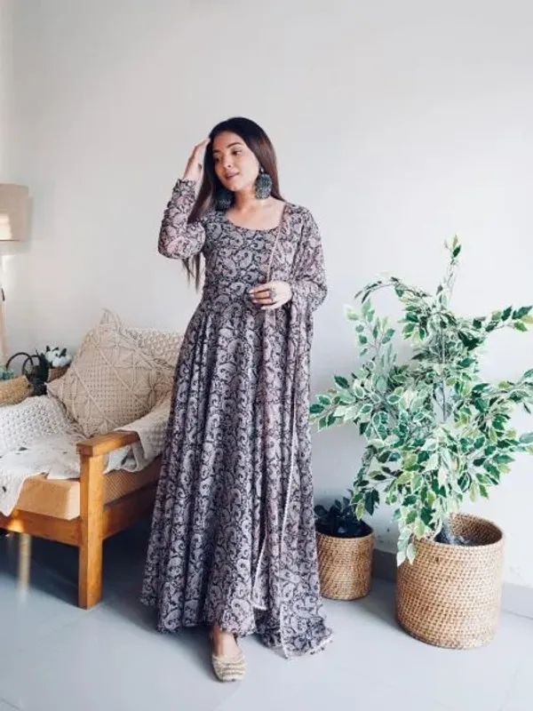 Black_Georgette_Printed_Long_Anarkali_