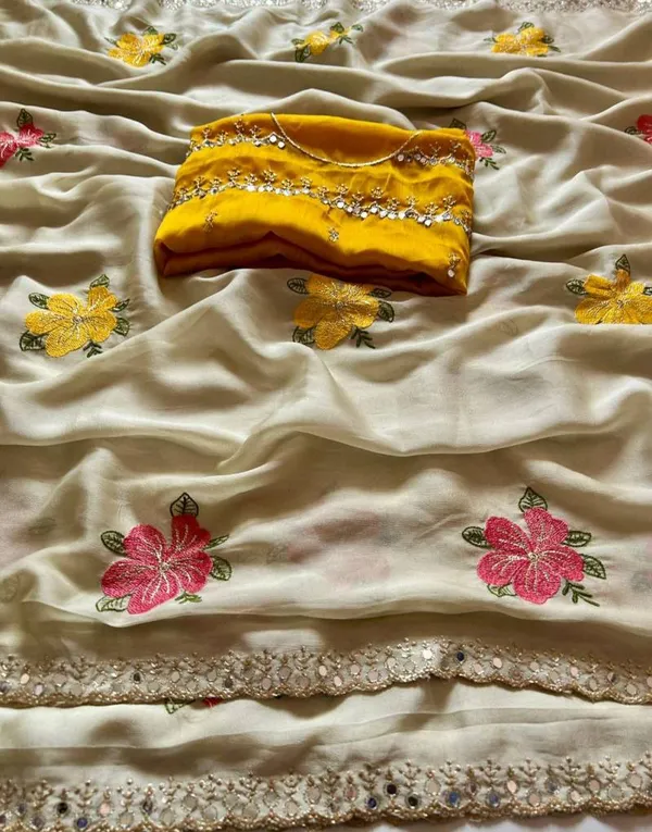 Beautiful_Visocose_Rangoli_Embroidery_Worked_Saree