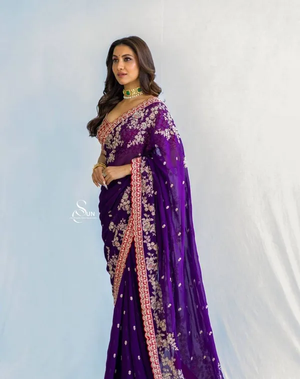 Embroidered_Georgette_Festive_Wear_Saree
