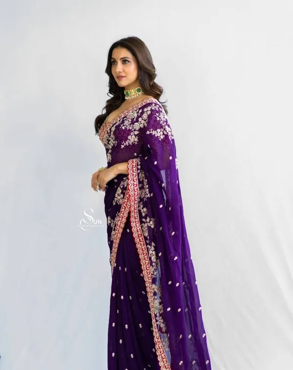 Embroidered_Georgette_Festive_Wear_Saree