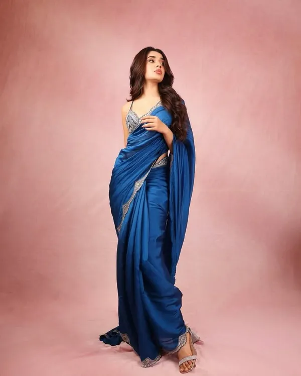 Vichitra_Silk_Two_Tone_Designer_Saree