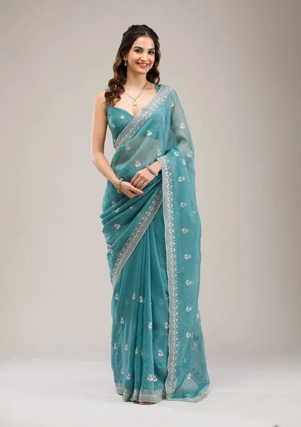 Crunchy_Chiffon_Diamond_Worked_Premium_Saree
