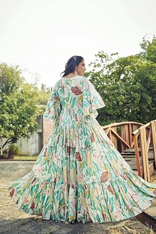Bell_Sleeve_Printed_Gown