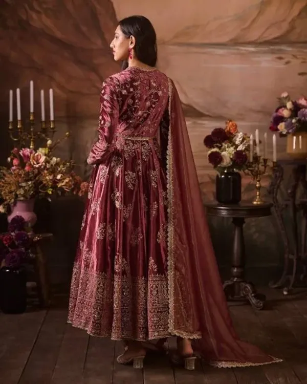 Dusty_Pink_Embroidered_Anarkali_Suit_with_Net_Dupatta_Bridal_Wear