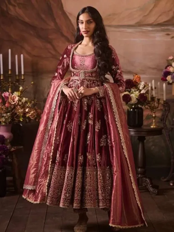 Dusty_Pink_Embroidered_Anarkali_Suit_with_Net_Dupatta_Bridal_Wear