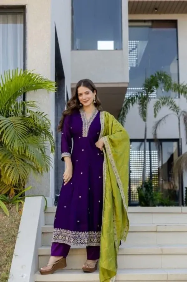 Embroidered_Pink_Anarkali_Suit_Set_with_Pant_for_Women_Party_Wear