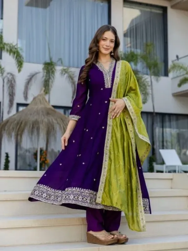 Embroidered_Pink_Anarkali_Suit_Set_with_Pant_for_Women_Party_Wear
