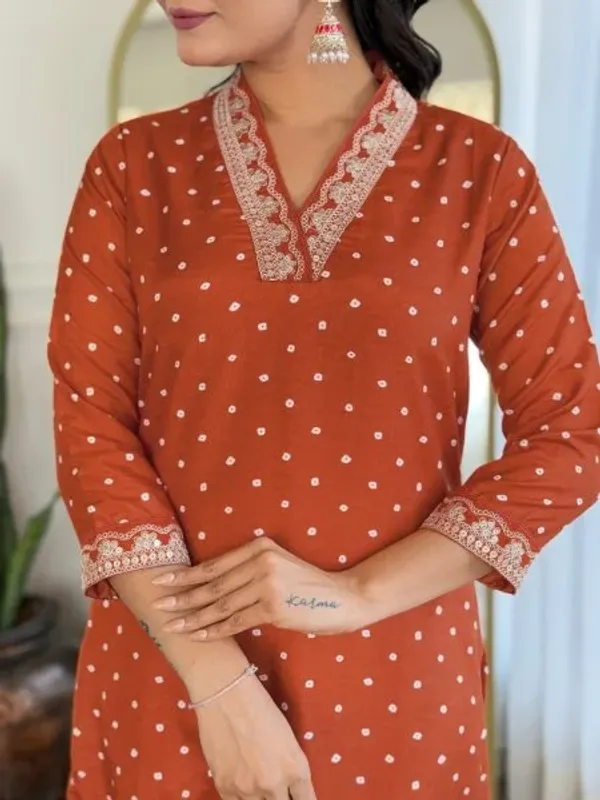 Embroidered_Vichitra_Silk_Kurti_Set_for_Women_Straight_Style_with_Dupatta