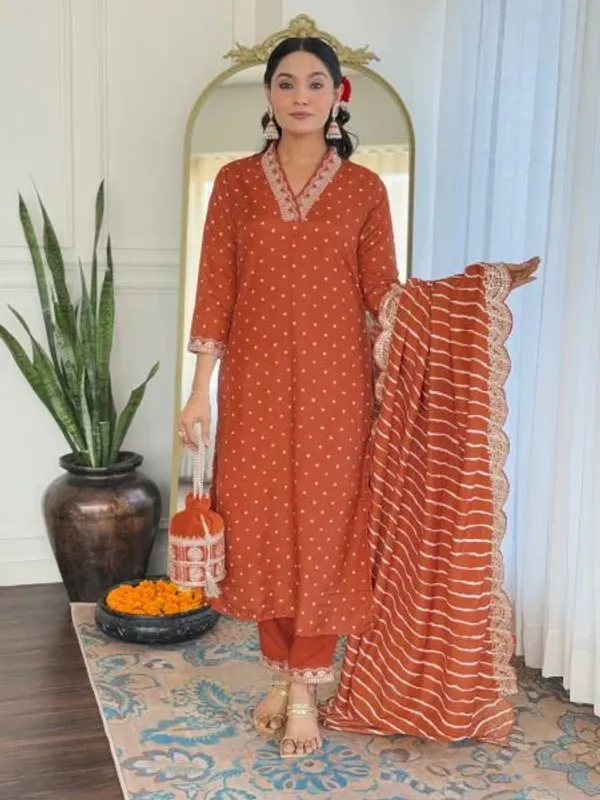 Embroidered_Vichitra_Silk_Kurti_Set_for_Women_Straight_Style_with_Dupatta