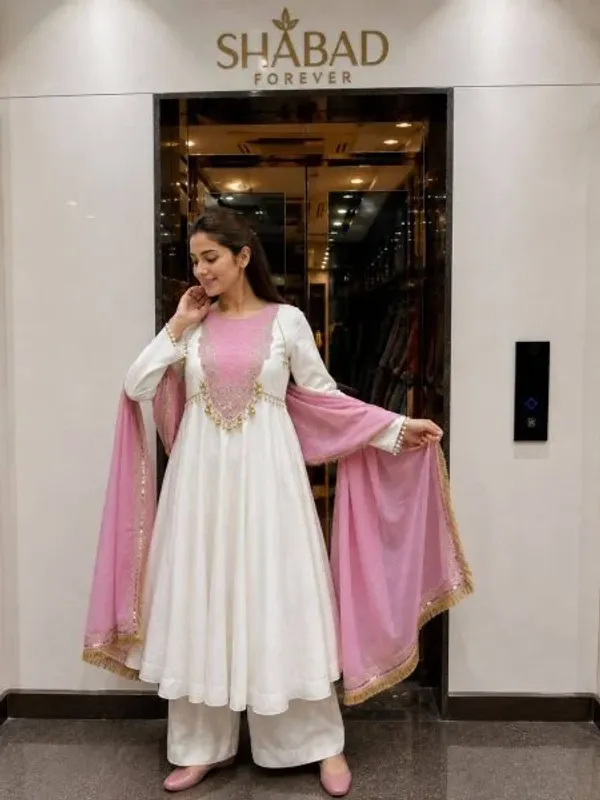 Exceptional_White_Pink_Heavy_Roman_Glass_Silk_Anarkali_Suit_with_Sequin_and_Zari_Work