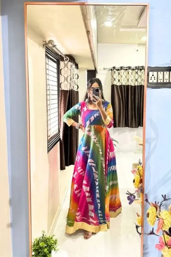 Georgette_Color_Full_Printed_Leheriya_Anarkali_Gown_With_Duppta