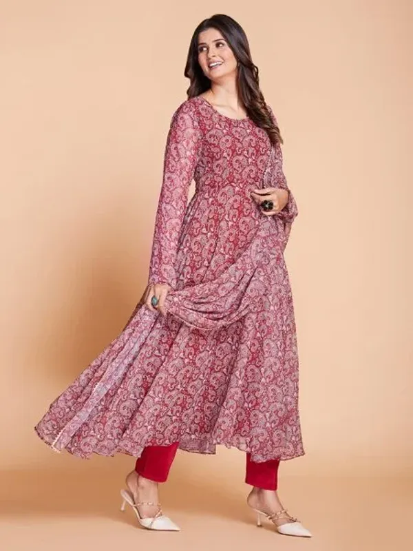 Georgette_Printed_Long_Anarkali_