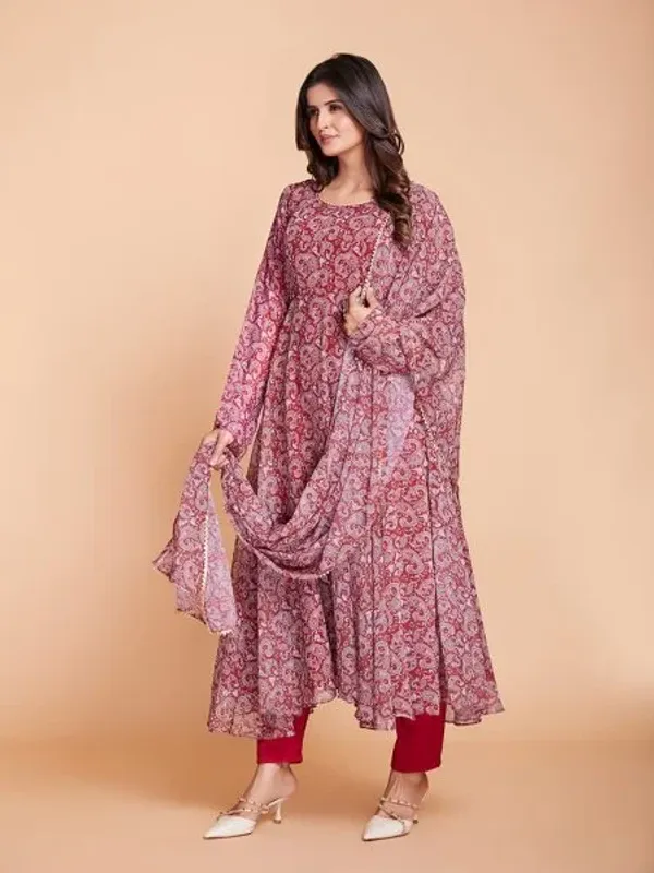 Georgette_Printed_Long_Anarkali_