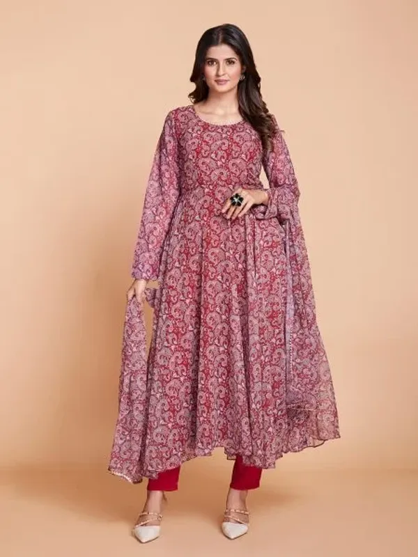 Georgette_Printed_Long_Anarkali_