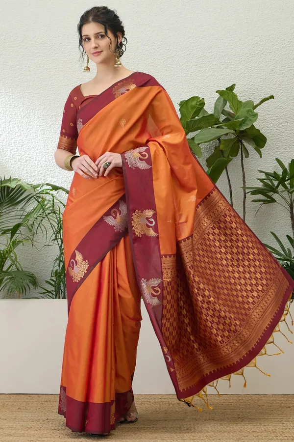 Soft_Silk_With_Zari_Worked_Fancy_Saree