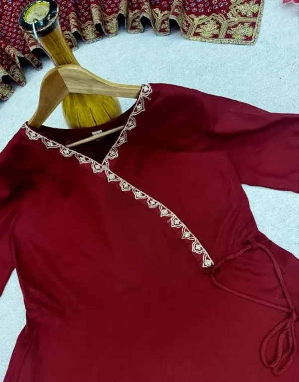 Intricate_Maroon_Printed_Anarkali_Set_With_Beautiful_Neck_Work