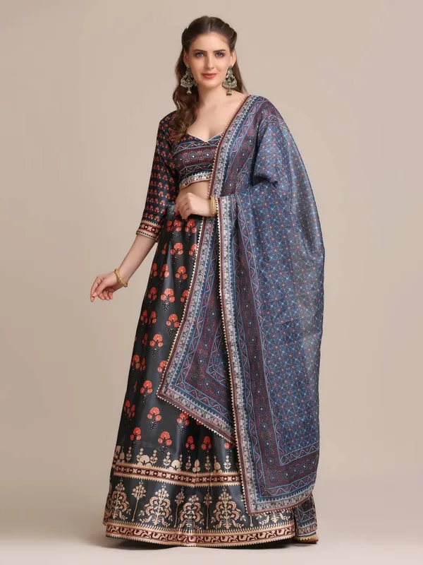 Jacquard_Silk_Designer_Lehenga