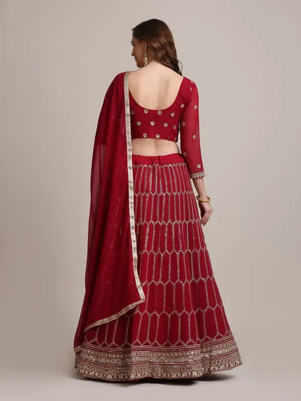 Georgette_Designer_Lehenga