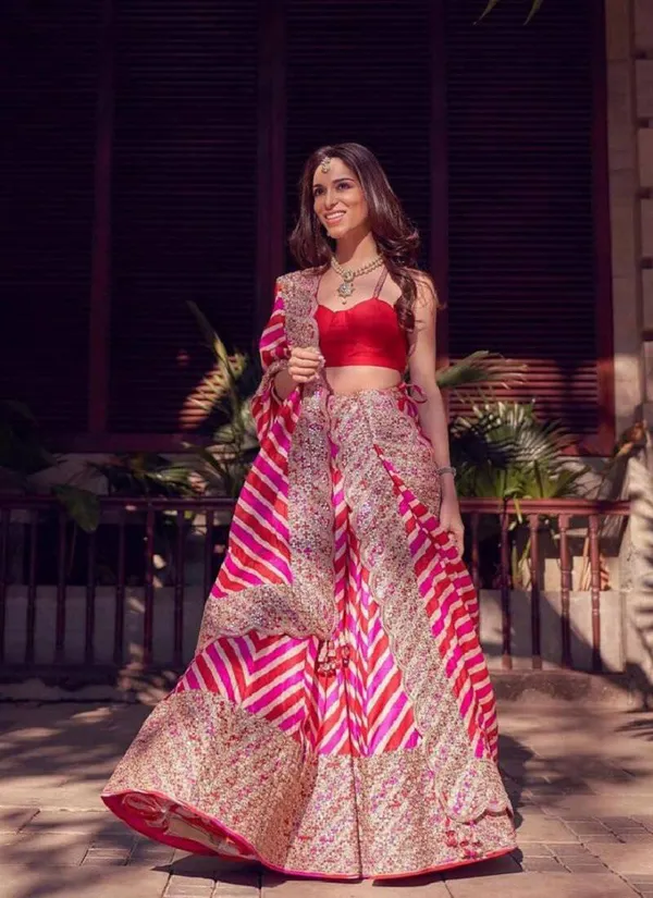 Embroidered_Georgette_Designer_Lehenga