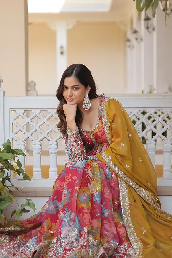 Beautiful_Designer_Russian_Silk_Gown_With_Dupatta