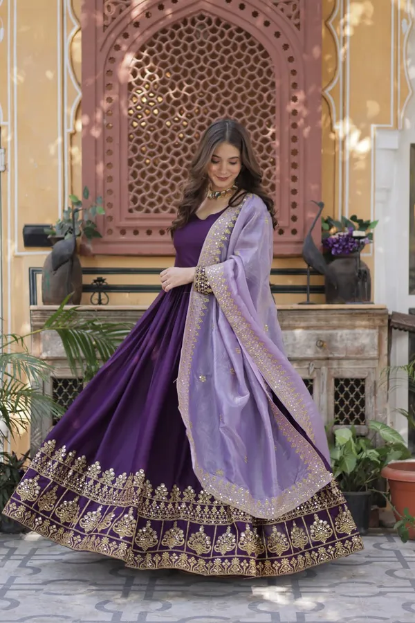 Georgette_Sequins_Embroidered_Gown_With_Dupatta