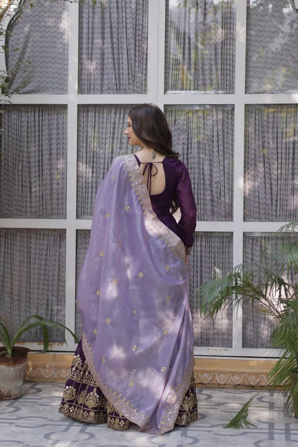 Georgette_Sequins_Embroidered_Gown_With_Dupatta