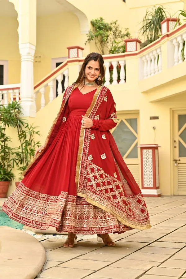 Faux_Blooming_Sequins_Embroidered_Gown_With_Dupatta_Collection