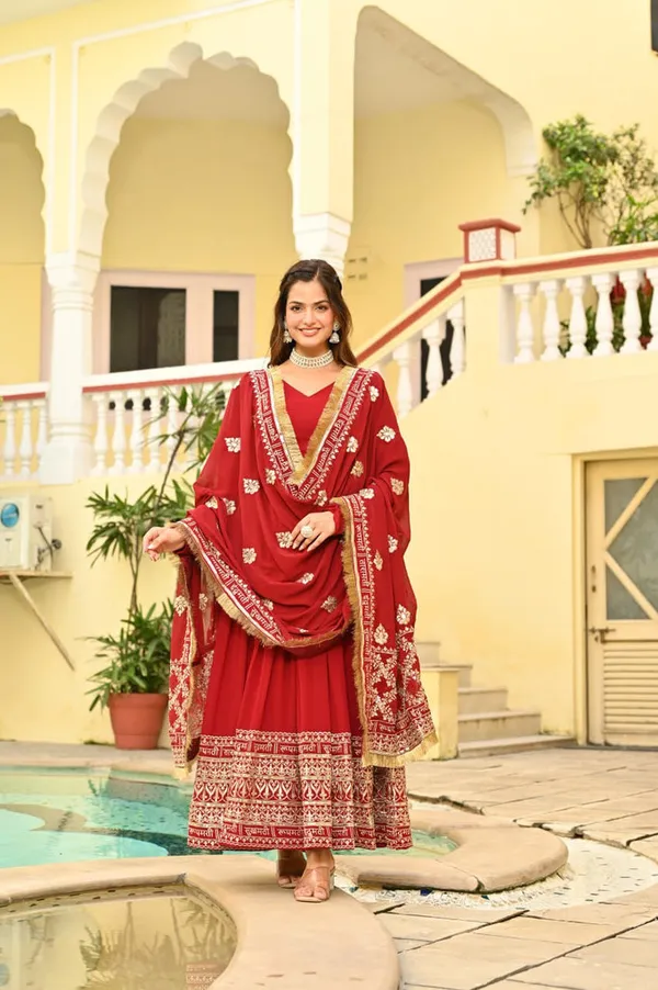 Faux_Blooming_Sequins_Embroidered_Gown_With_Dupatta_Collection