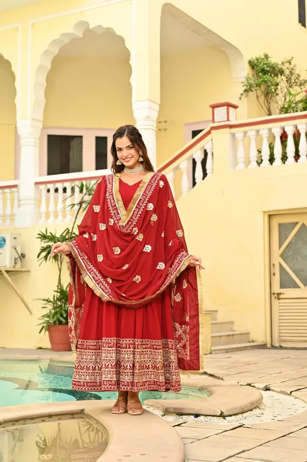 Faux_Blooming_Sequins_Embroidered_Gown_With_Dupatta_Collection