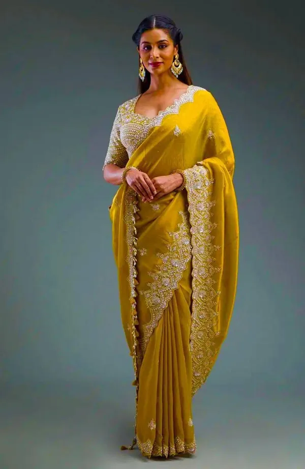 Remium_Soft_Gold_Silk_Beautiful_Embroidery_Worked_Saree
