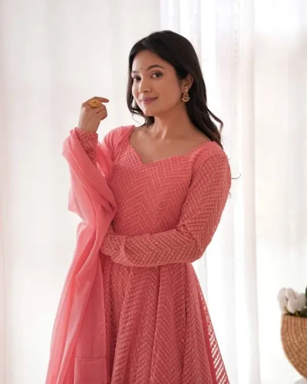 Light_Pink_Fox_Georgette_Lucknowi_Anarkali_Suit_with_Ruffle_Dupatta_