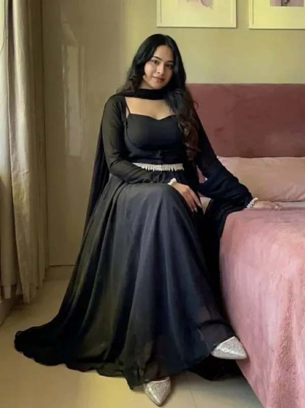 Majestic_Black_Faux_Georgette_Maxi_Anarkali_Suit_