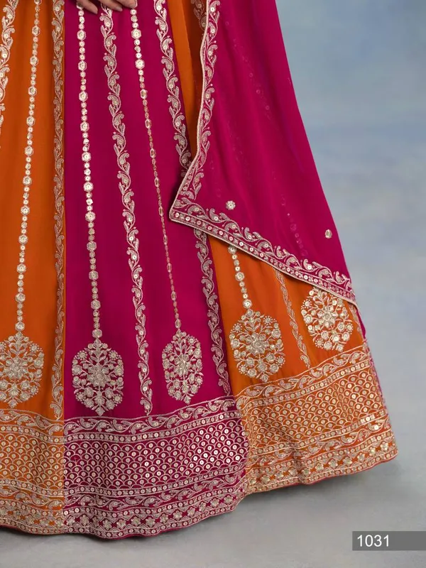 Georgette_Designer_Lehenga