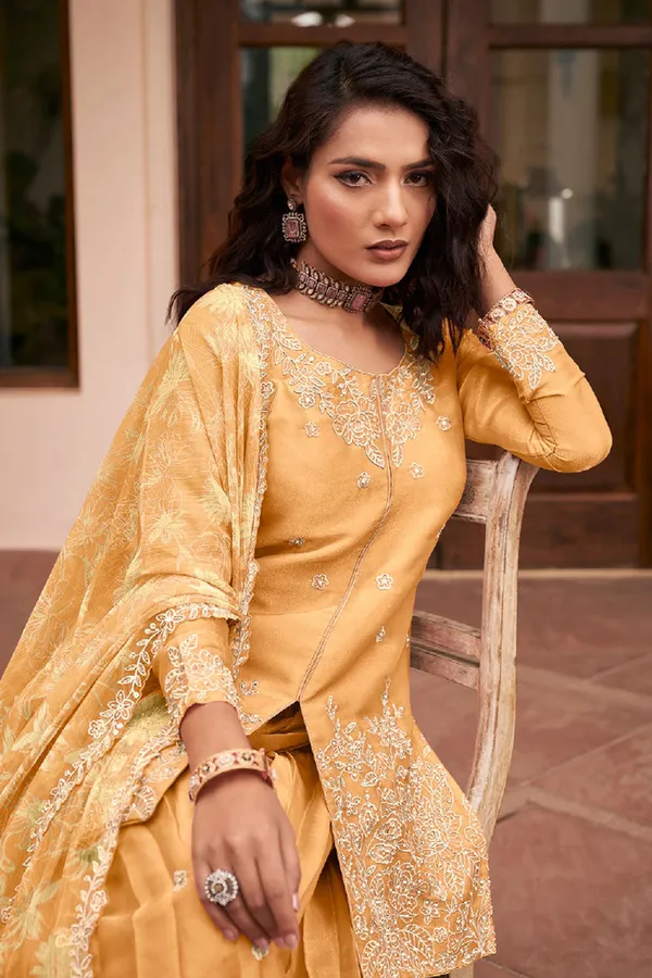 Moss_Silk_Embroidery_Work_Designer_Indo_Western